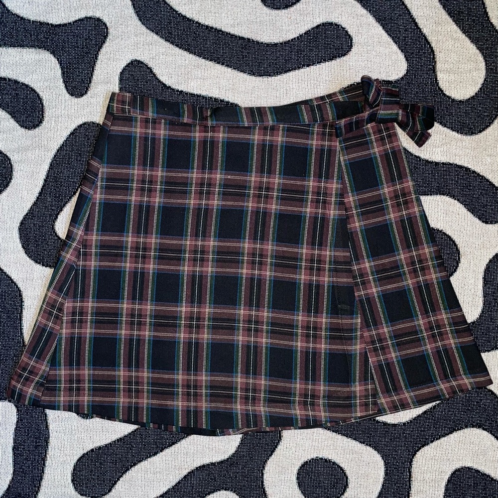 Vintage Quick USA Plaid School Girl Skirt